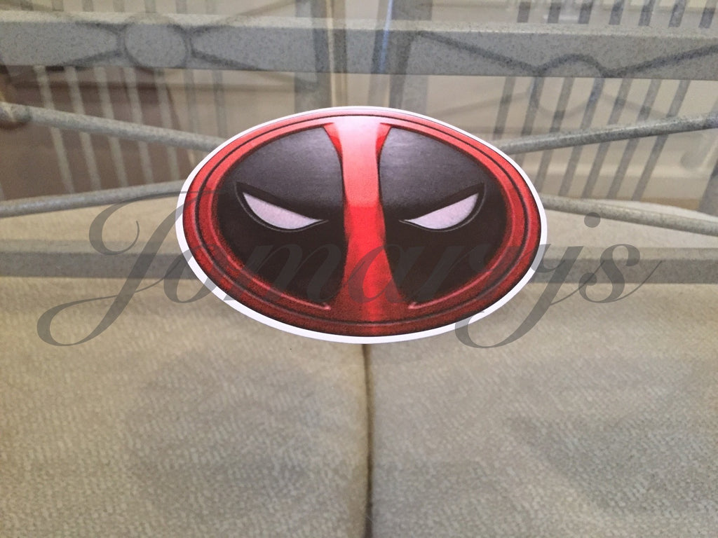 Marvel Deadpool Logo Stickers Decal Vinyl Sign Comic Movie