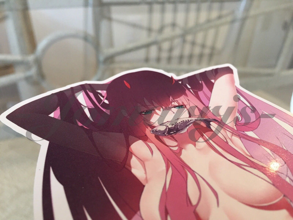 Darling in the Franxx Anime - 002 "Zero Two" "Reveal" Sticker Decal Vinyl manga