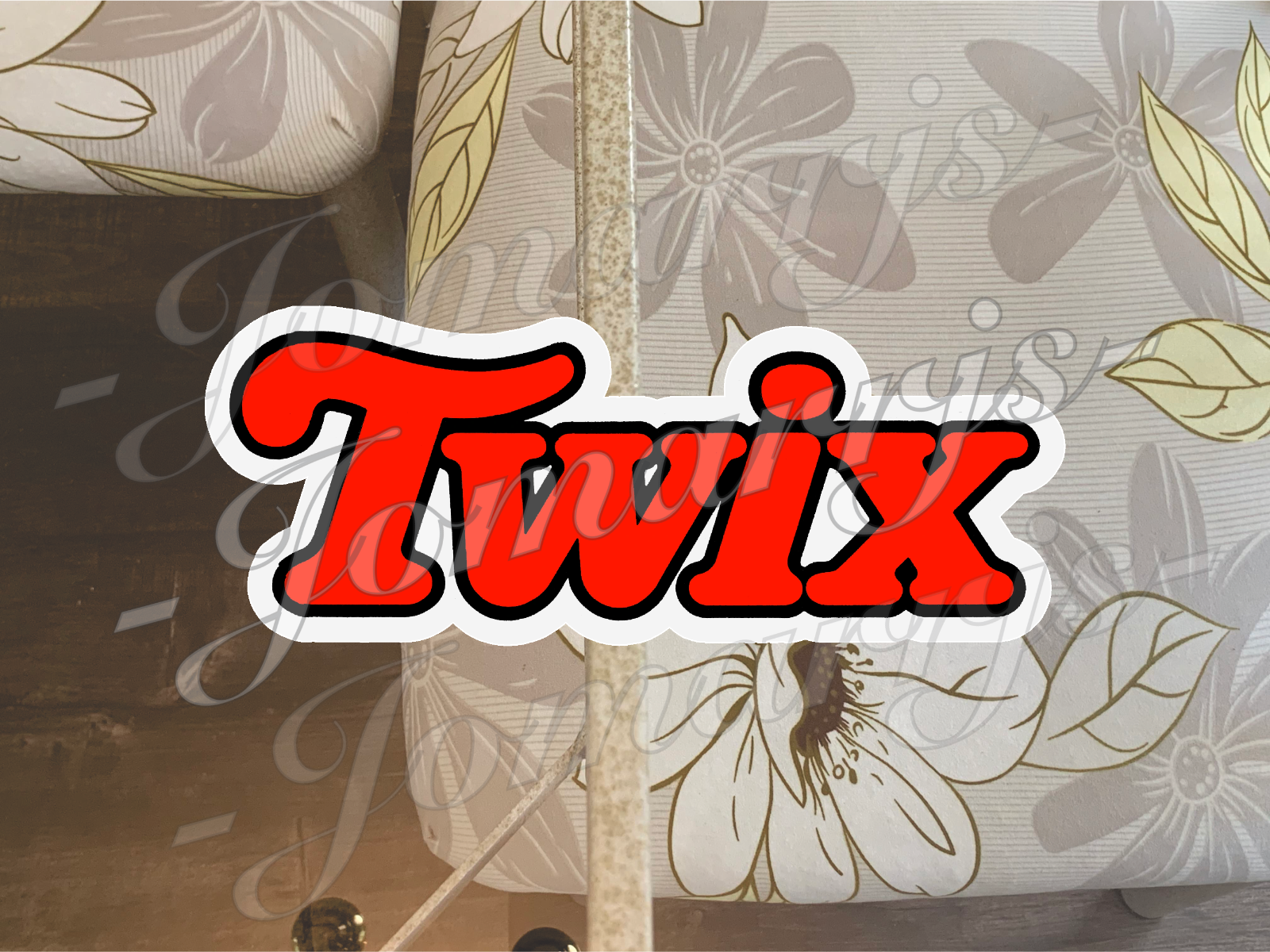 Custom Twix Logo Candy fan Vinyl Sticker Decal car tumbler