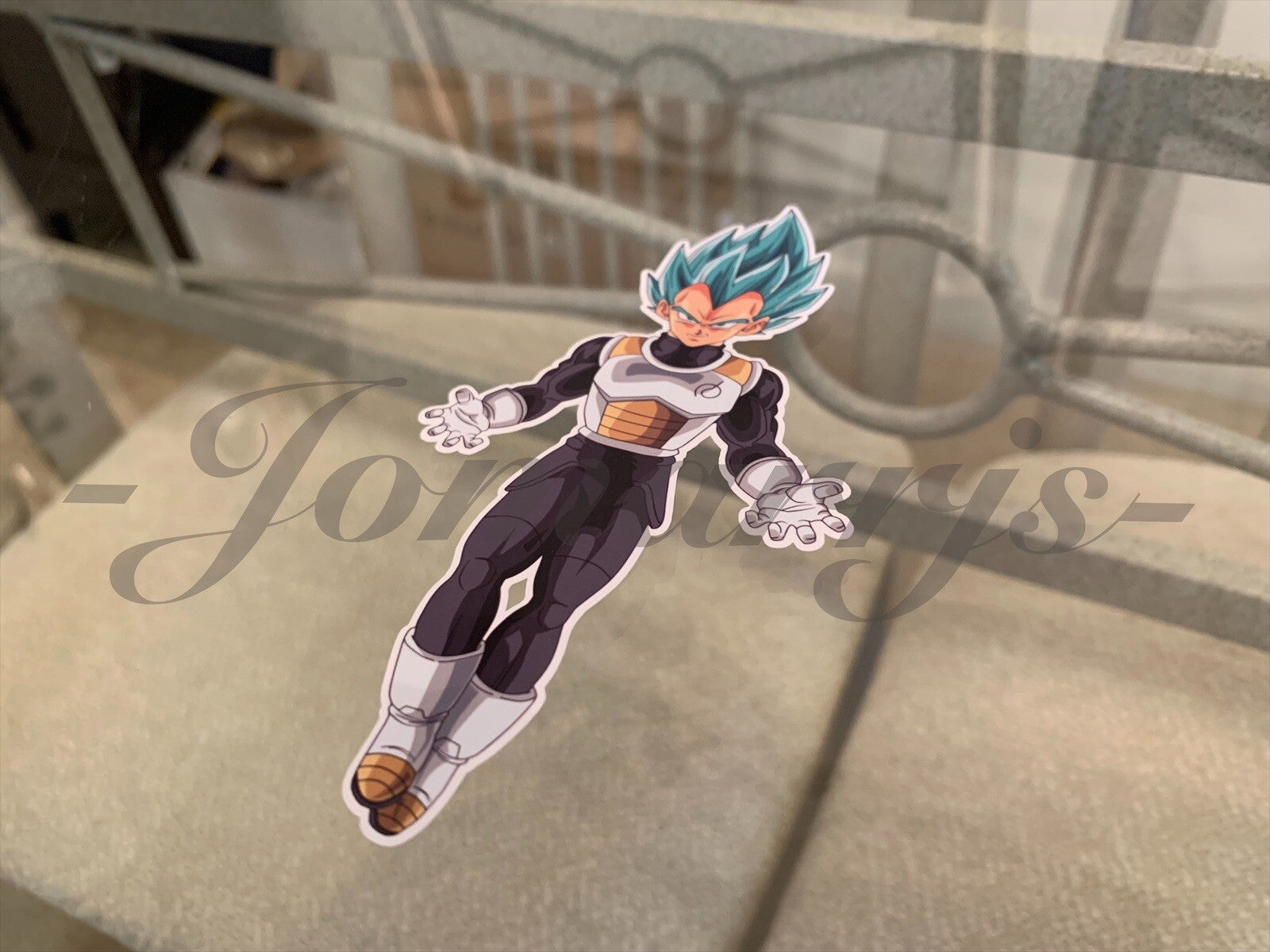 Dragon Ball Z Vegeta (a.) Blue Sticker Vinyl Sign Comic DBZ super saiyans