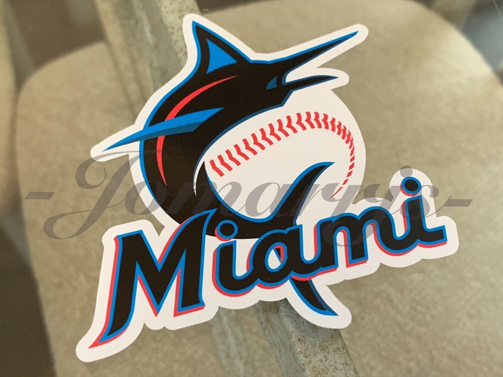 Miami Marlins Baseball Team Logo MLB Sticker Decal florida 2"-18" waterproof