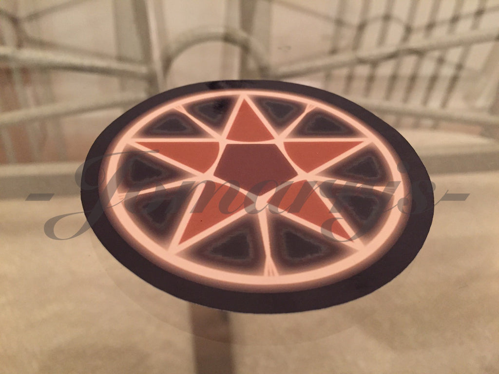 Black Butler Kuroshitsuji Anime Ciel Phantomhive Faustian Contract Seal Sticker