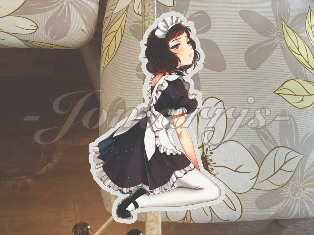Persona 5 - Sadayo Kawakami - French Maid Custom Colored Sticker Vinyl manga 1
