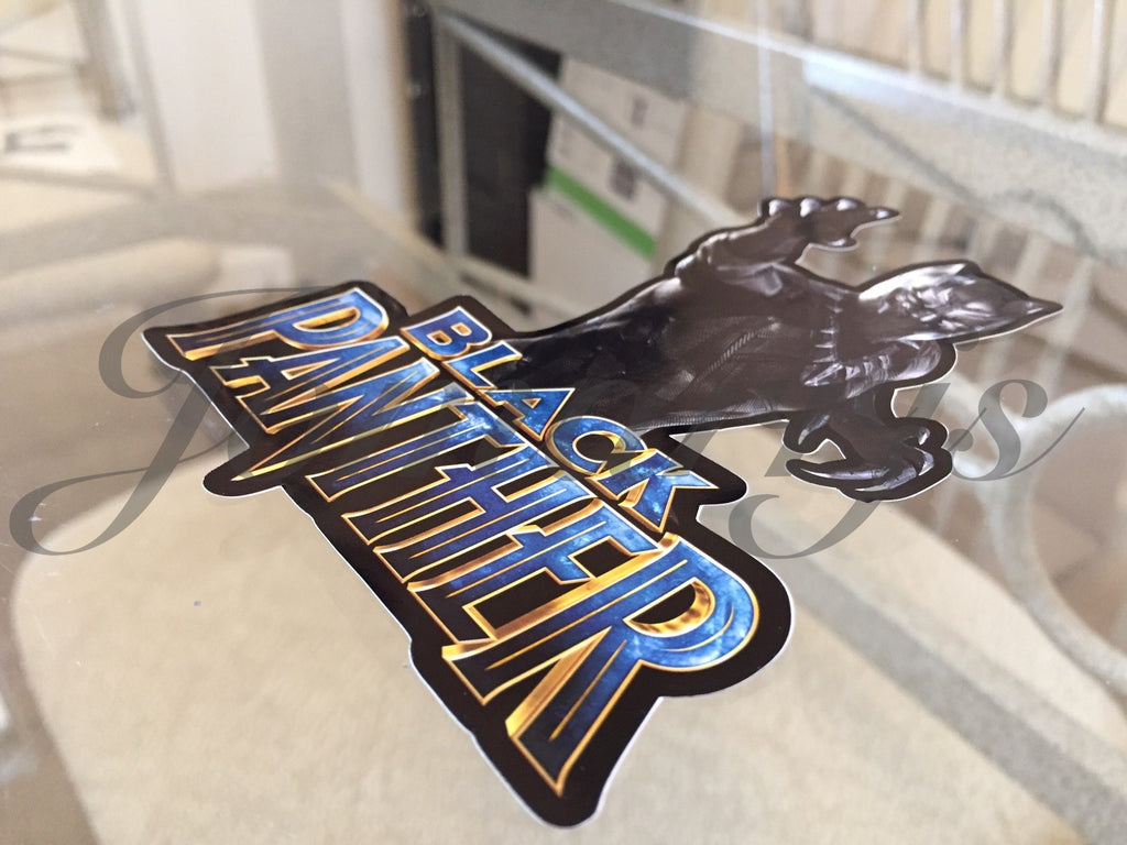 Marvel Black Panther Action Stickers Decal Vinyl Sign Comic Movie Avengers
