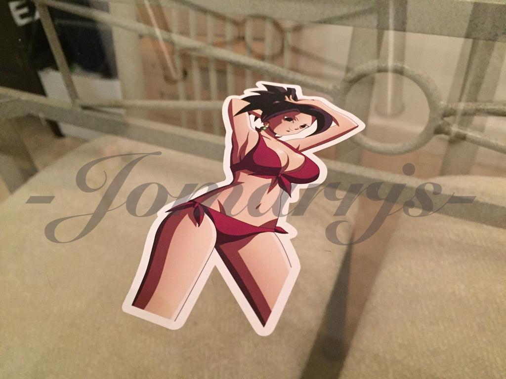 Dragon Ball Z - Anime - Kefla Bikini Sun Fun Sticker Decal Vinyl DBZ manga