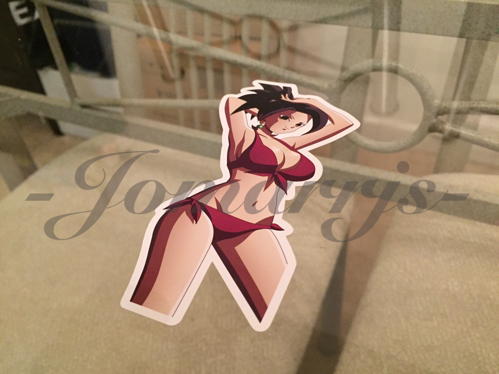 Dragon Ball Z - Anime - Kefla Bikini Sun Fun Sticker Decal Vinyl DBZ manga