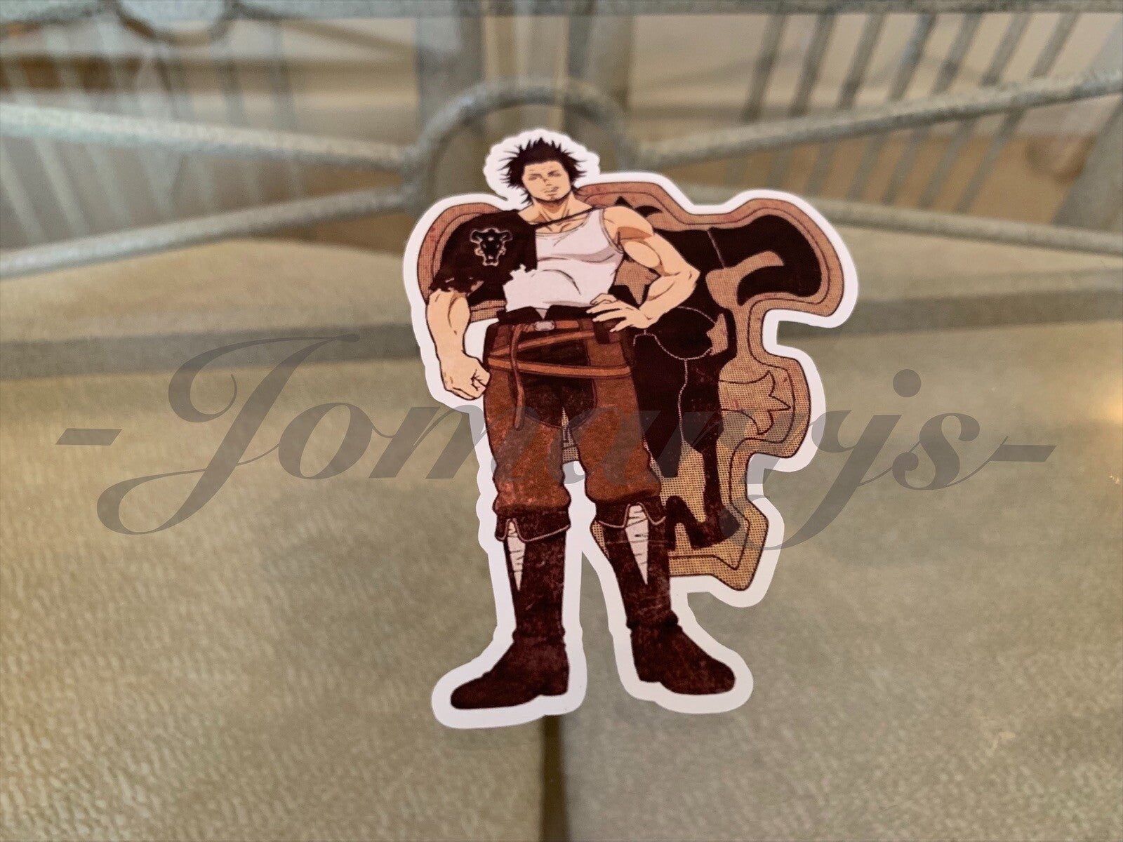 Black Clover - Anime - Yami Sukehiro Sticker Vinyl Decal Custom manga laptop