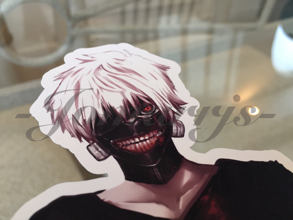 Tokyo Ghoul - Anime - Ken Kaneki Sticker Decals Vinyl binder laptop console