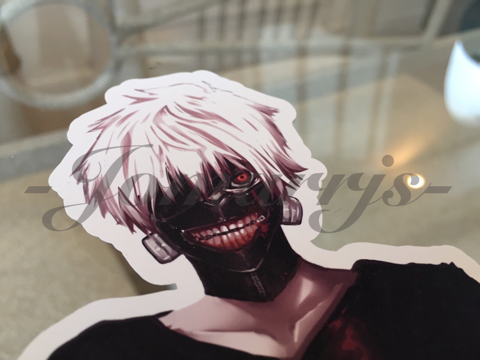 Tokyo Ghoul - Anime - Ken Kaneki Sticker Decals Vinyl binder laptop console