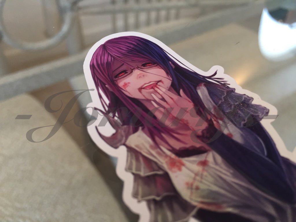 Tokyo Ghoul - Anime - Rize Kamishiro Sticker Decals Vinyl binder laptop console