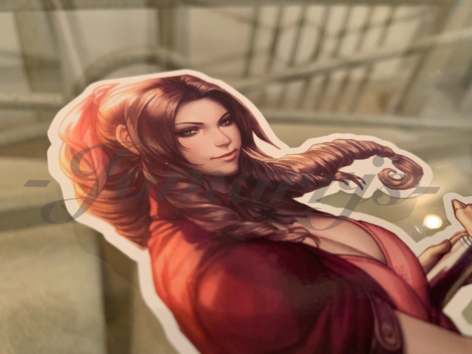 Final Fantasy Gaming Aerith Gainsborough Sticker Decals Vinyl ff 7 anime vii A.