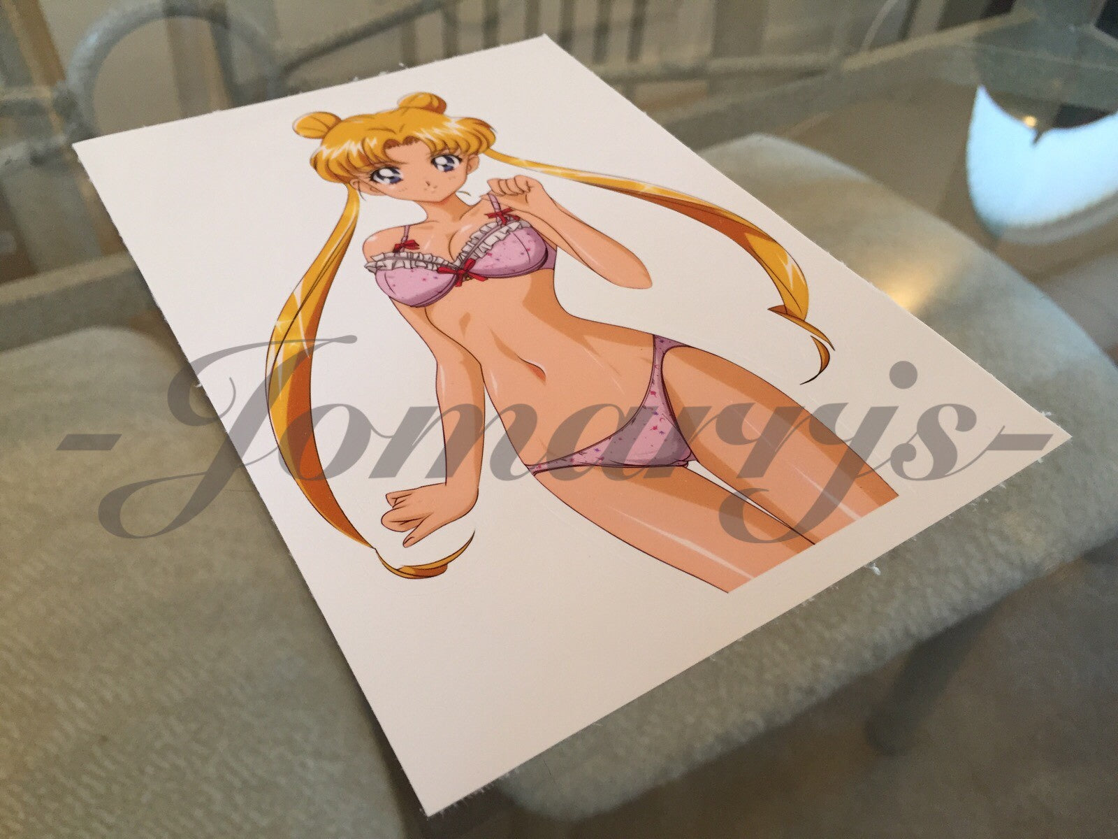 Sailor Moon - Anime - Lingerie Sticker Decal Vinyl bikini anime