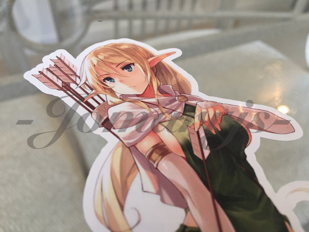 Gate - Anime - Tuka Luna Marceau "Arrows" Sticker Decal Vinyl Comic laptop manga