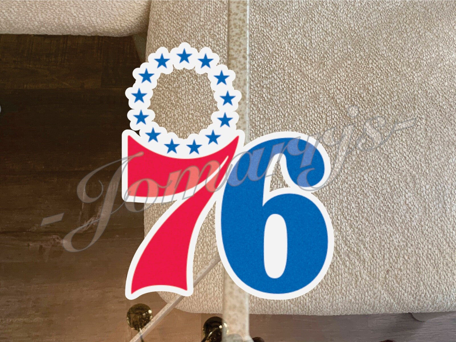 Philadelphia 76ers Sticker Decal Vinyl NBA Here Come the Sixers trust process