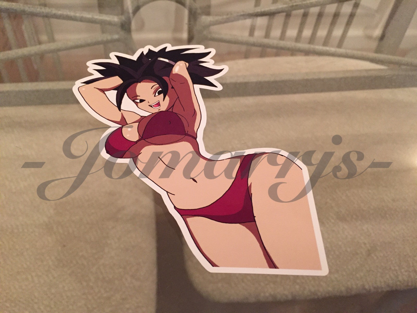 Dragon Ball Z - Anime - Kefla Bikini Sun Fun Sticker Decal Vinyl DBZ manga