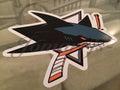San Jose Sharks Teal Black Sticker Decal Vinyl NHL *3 Sizes!* fear the fin jaws