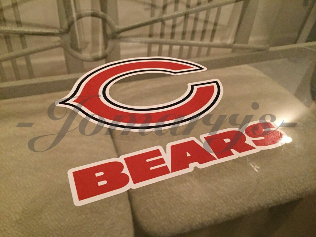 Chicago Professional Football Team Logo Vinyl Sticker Decal 2.5"-24"