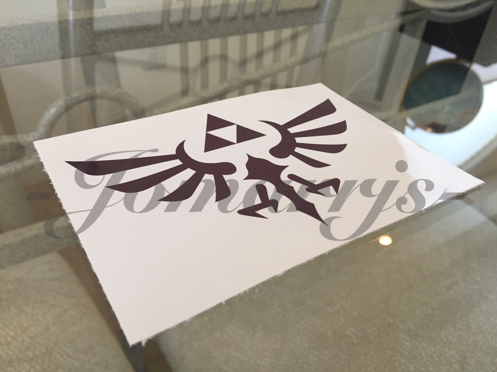 Zelda - Gaming - Triforce Logo Sticker Decals Vinyl console Laptop anime 3 Sizes