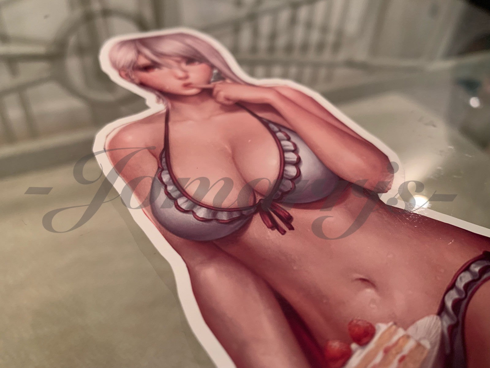 Food Wars! Shokugeki no Soma - Anime - Alice Nakiri Bikini Sun Fun Sticker Decal