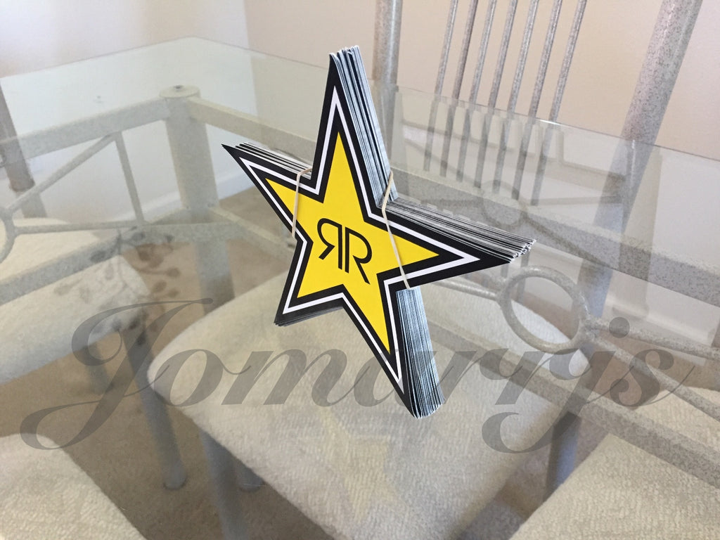 Authentic Rockstar Energy Drink Sticker Decal Sign Logo Die Cut BMX Motocross 🏁