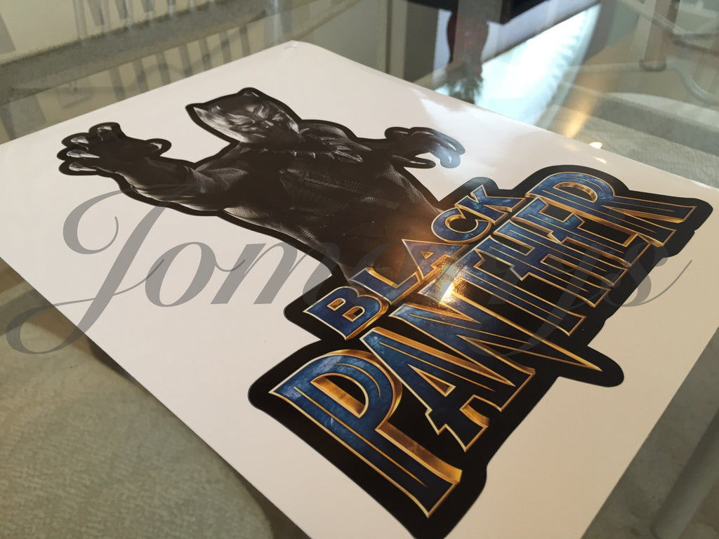 Marvel Black Panther Action Stickers Decal Vinyl Sign Comic Movie Avengers