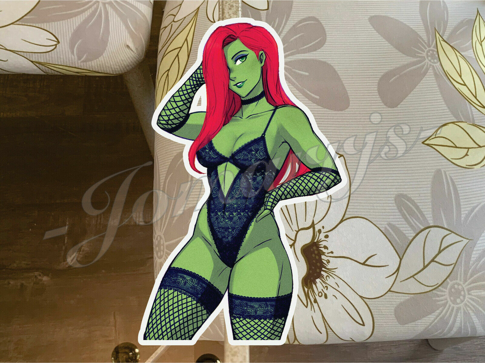 Batman Anime Poison Ivy Sticker Decal Vinyl laptop bikini fun DC Comics sexy