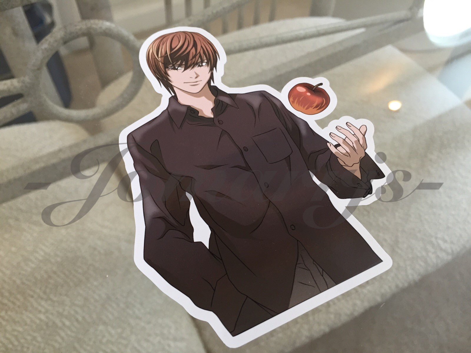 Death Note - Anime Light Yagami Kira Sticker Decals Vinyl binder laptop console