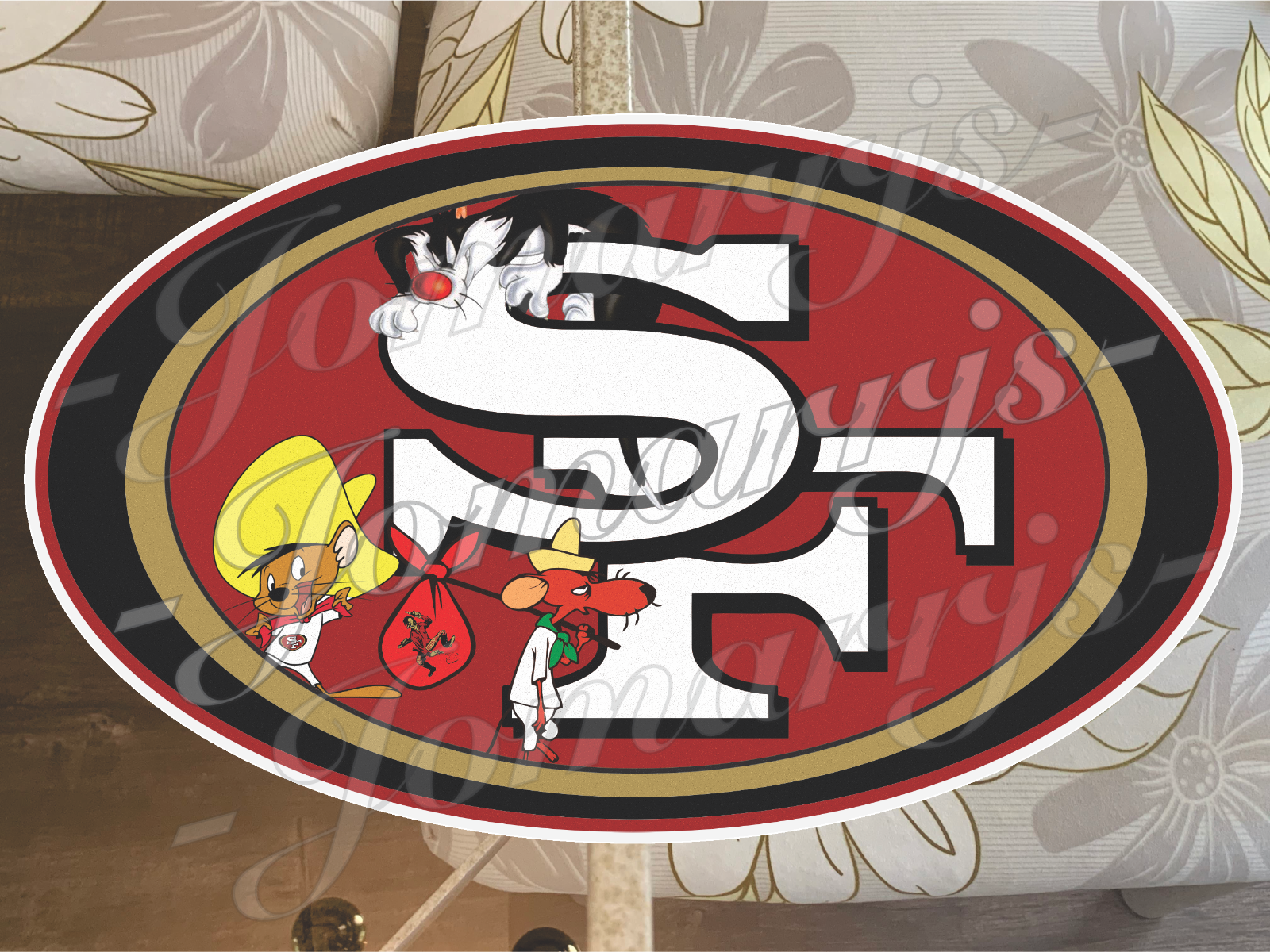 San Francisco 49ers Latino Vibes & Flags Custom Sticker Decal Niner Empire 4-18"