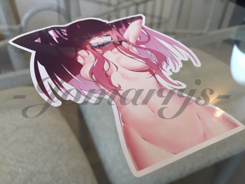 Darling in the Franxx Anime - 002 "Zero Two" "Reveal" Sticker Decal Vinyl manga