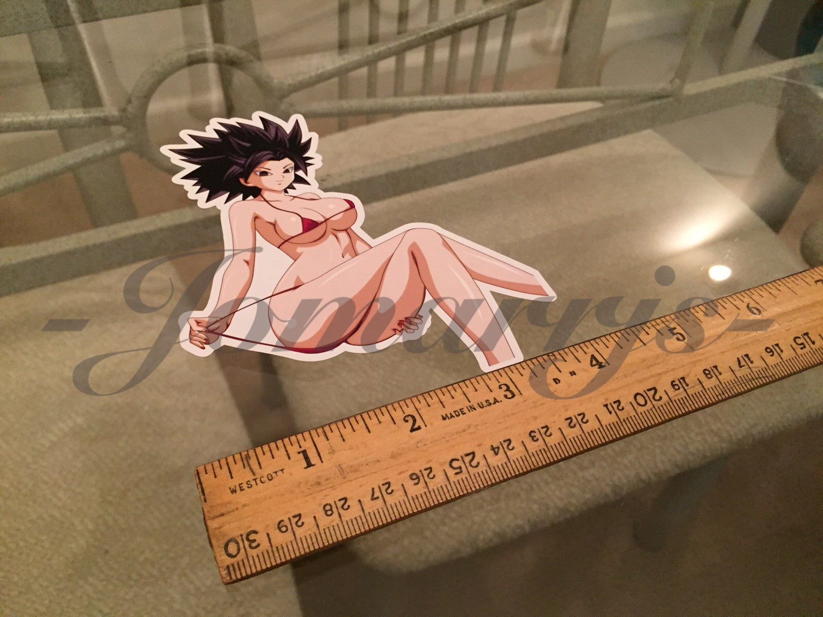 Dragon Ball Z - Anime - Caulifla Bikini Sun Fun Sticker Decal Vinyl DBZ manga