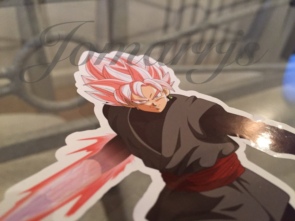Evil Dark Goku Black Dragon Ball Z Sticker Decals Vinyl Sign Comic DBZ *3 Sizes*