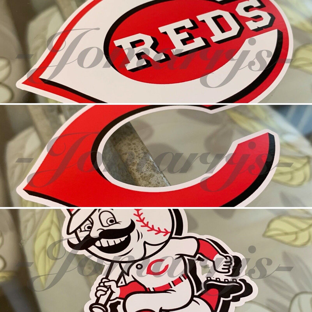 Cincinnati Reds Baseball Team Logo MLB Sticker Decal Vinyl 2-18" waterproof