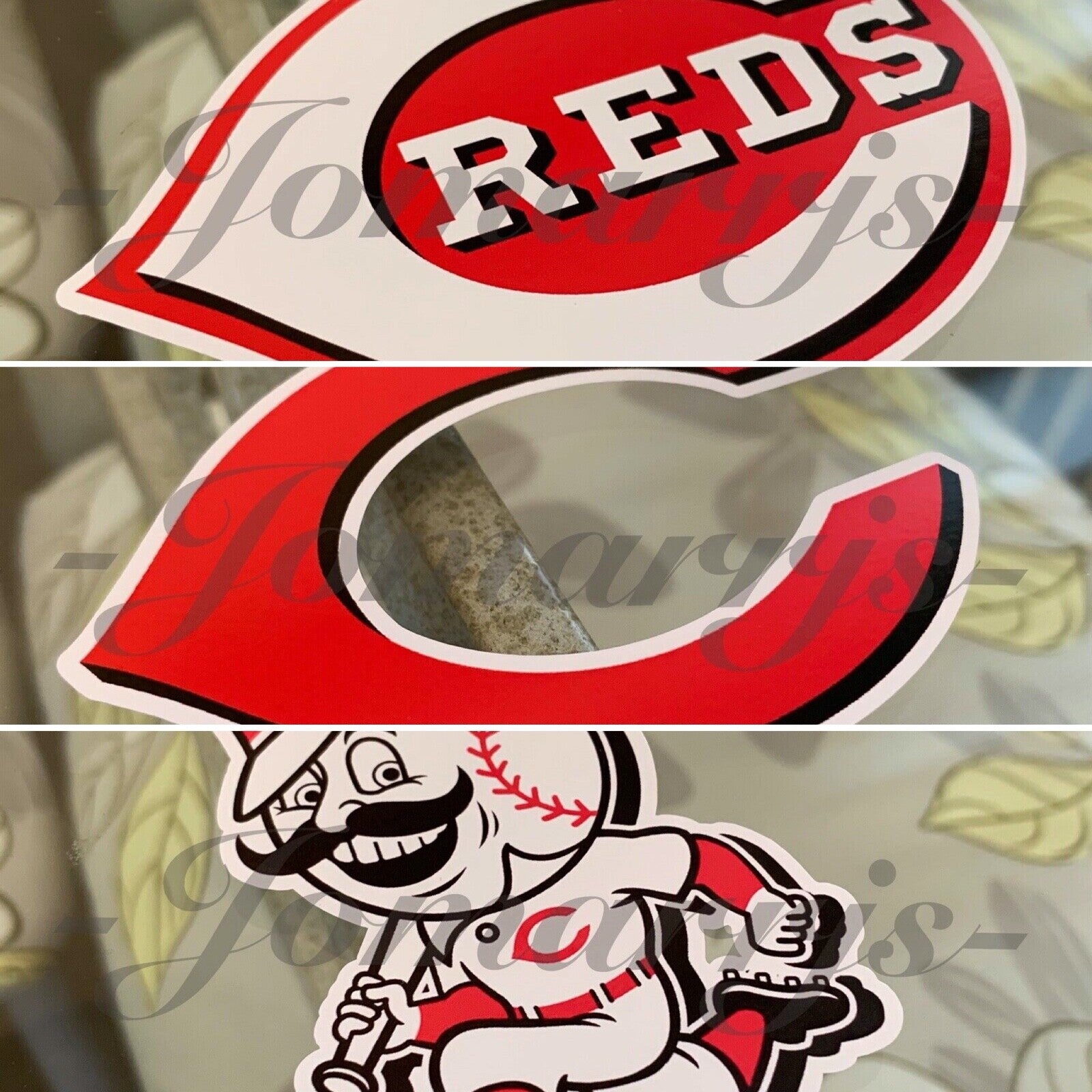 Cincinnati Reds Baseball Team Logo MLB Sticker Decal Vinyl 2-18" waterproof