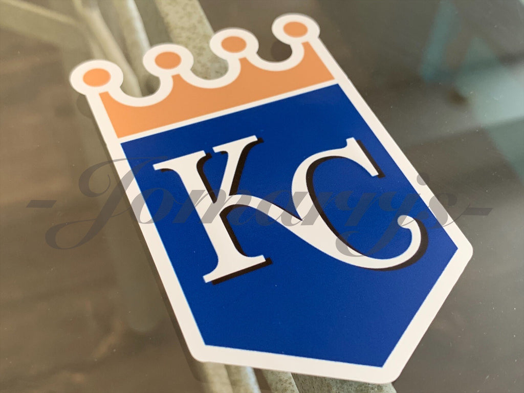 Kansas City Royals KC Baseball Logo MLB Sticker Decal Vinyl 2-18" waterproof