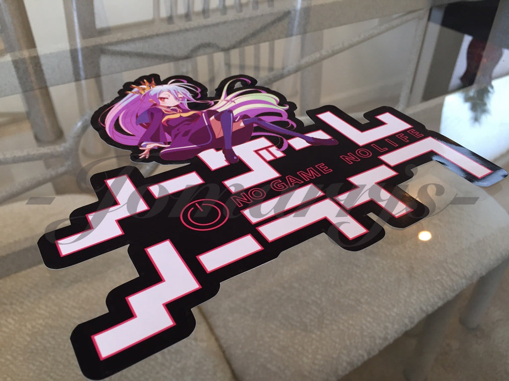 No Game No Life - Anime - Shiro Sticker Decals Vinyl Sign Comic sora lap top