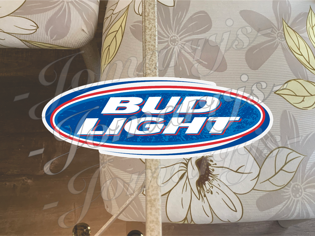 Bud Light Custom Sticker Decal Vinyl Logo budwesier skate cell laptop bumper