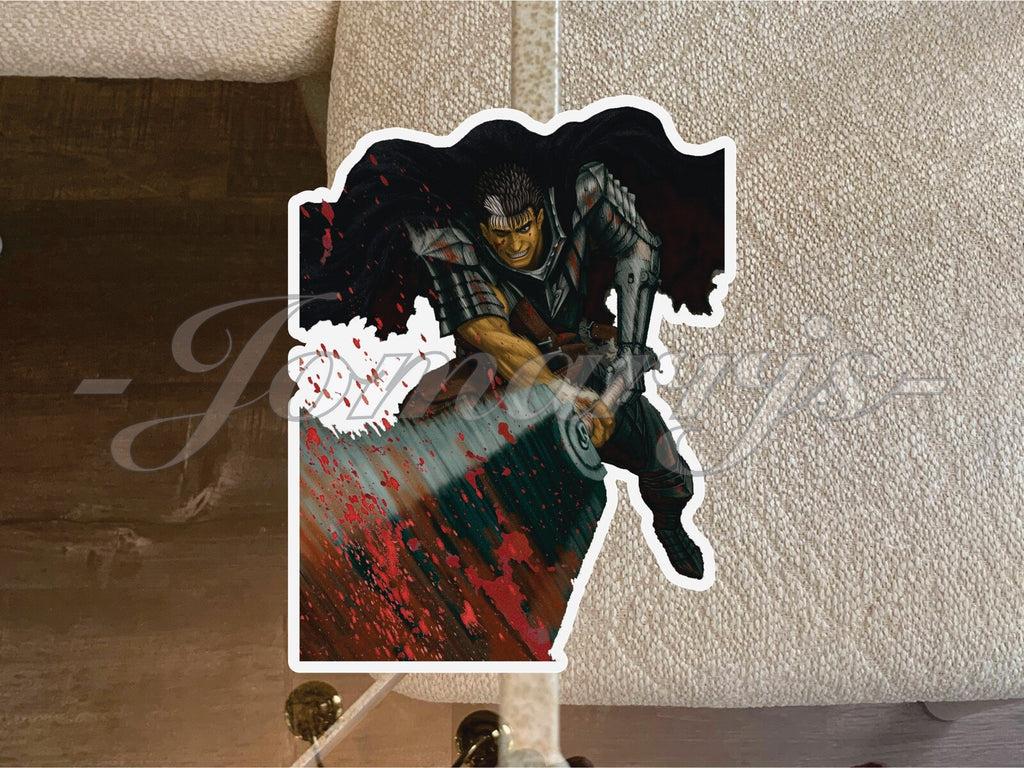 Berserk Anime Guts Black Swordsman Emblem Logo Custom Sticker Decal Vinyl Art