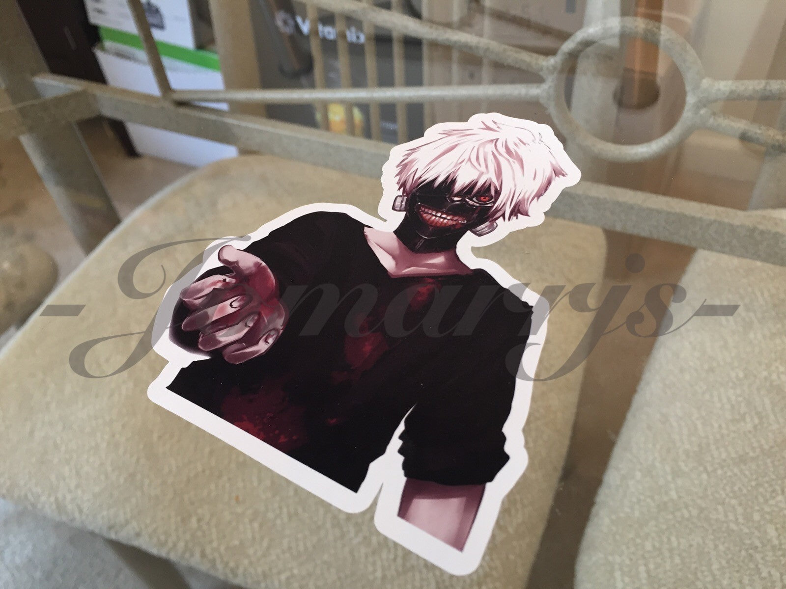 Tokyo Ghoul - Anime - Ken Kaneki Sticker Decals Vinyl binder laptop console