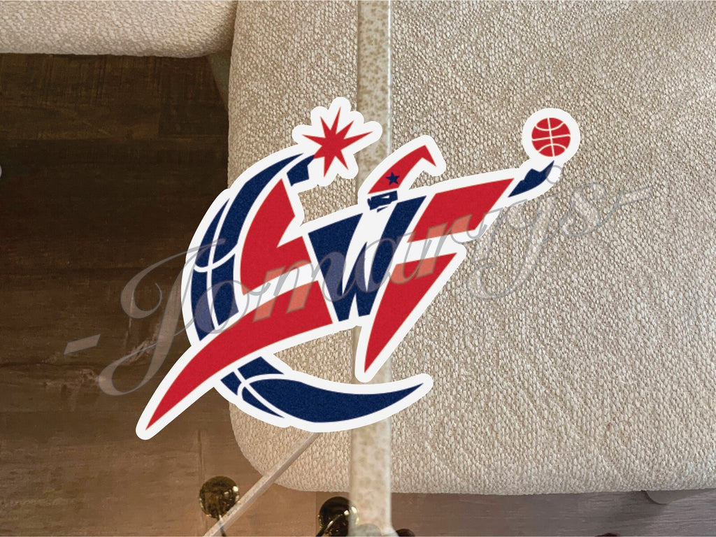 Washington Wizards Basketball Team Logo NBA Sticker Decal Vinyl waterproof 2-18"
