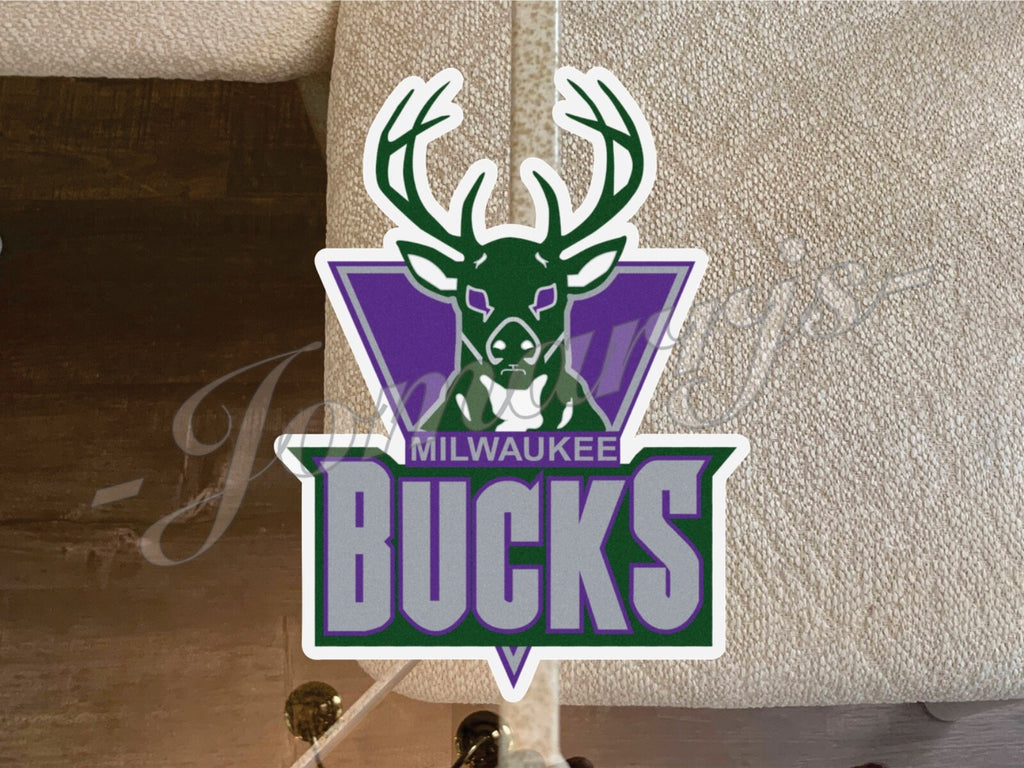 Milwaukee Bucks Basketball Team Logo NBA Sticker Decal Vinyl waterproof 2"-18"
