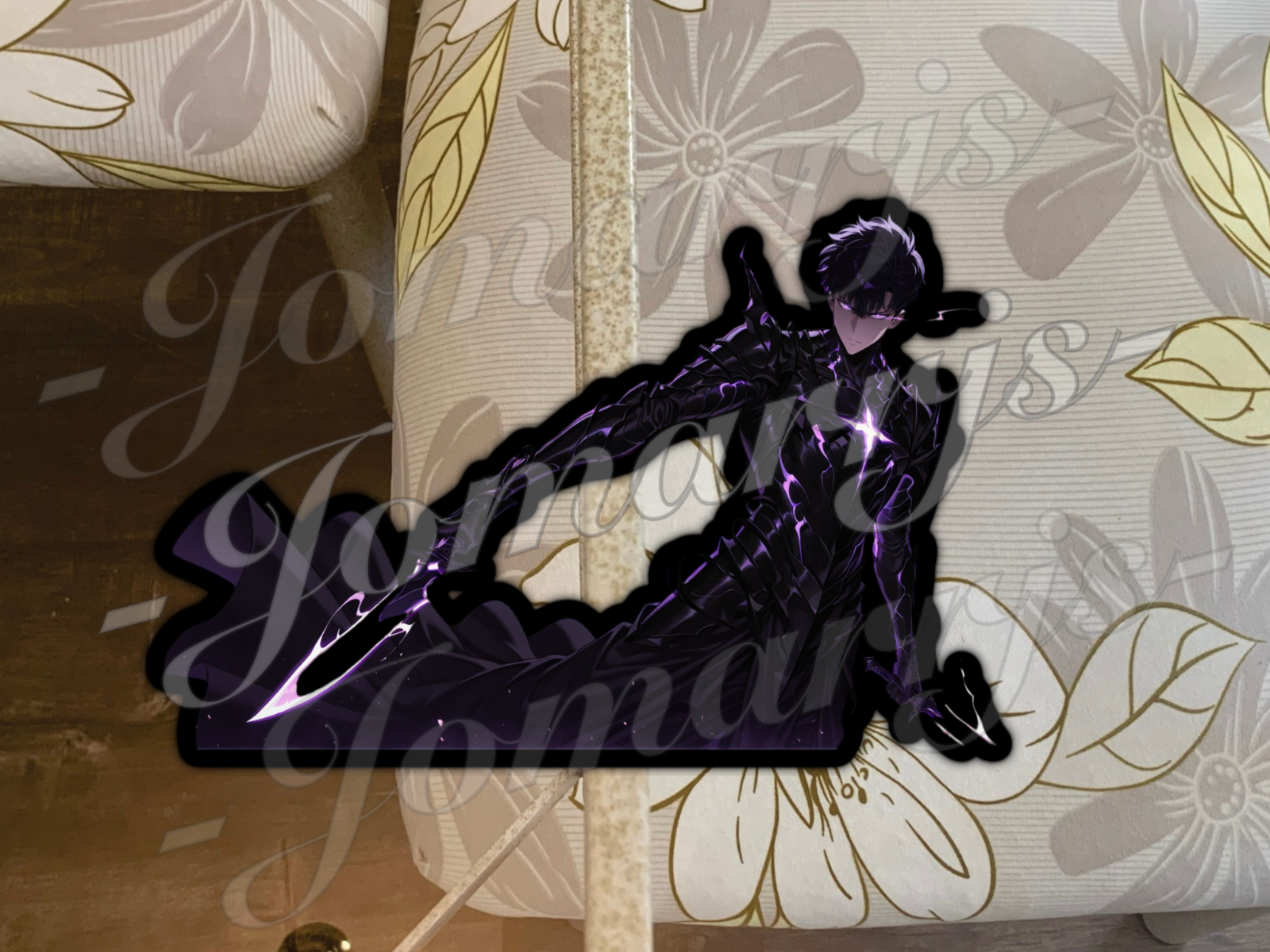 Solo Leveling Anime Sung Jin Woo 01 Custom Sticker Decal Vinyl manga otaku art