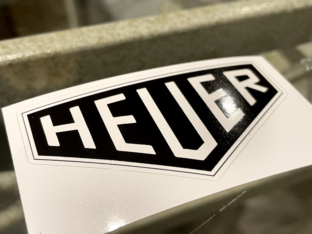 Custom Tag Heuer Logo fan Premium Quality Vinyl Sticker Decal waterproof car