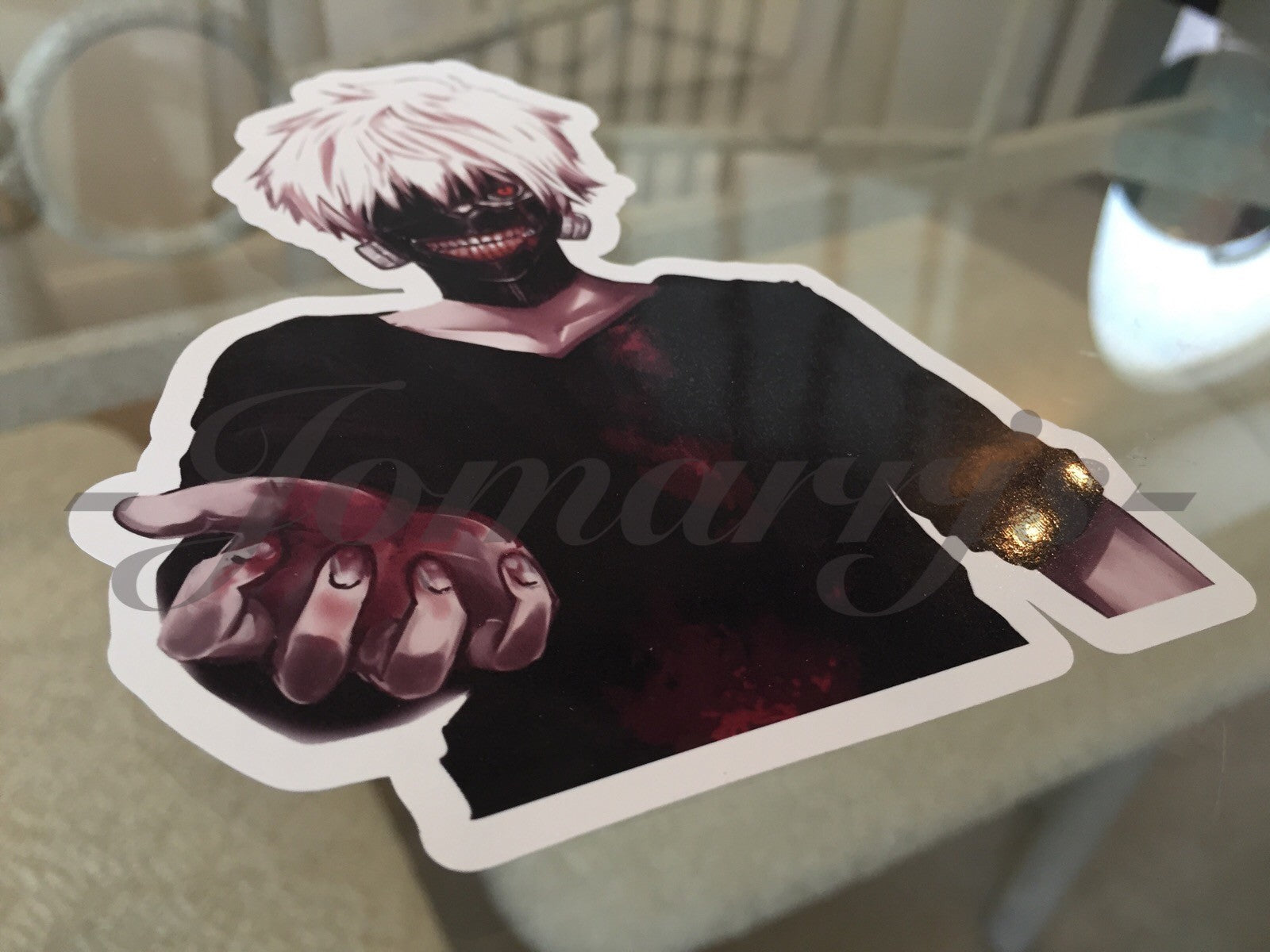 Tokyo Ghoul - Anime - Ken Kaneki Sticker Decals Vinyl binder laptop console