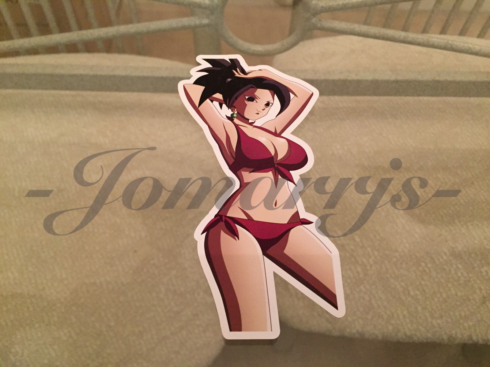 Dragon Ball Z - Anime - Kefla Bikini Sun Fun Sticker Decal Vinyl DBZ manga