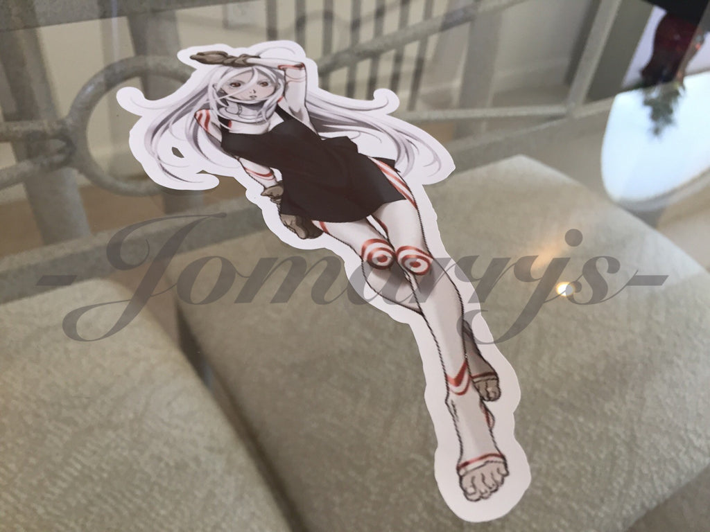 Deadman Wonderland - Anime - Shiro in Dress Sticker Decals Vinyl custom