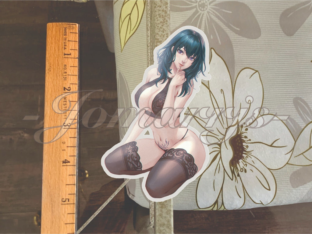 Fire Emblem Three Houses - Anime - Byleth Bikini Sun Fun Sticker Decal 1