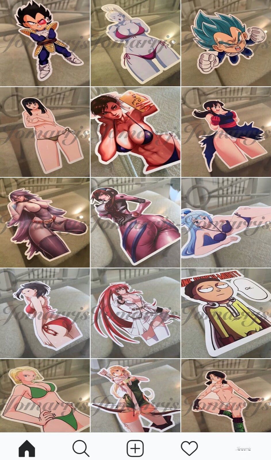 Food Wars! Shokugeki no Soma - Anime - Erina Nakiri Bikini Sun Fun Sticker Decal