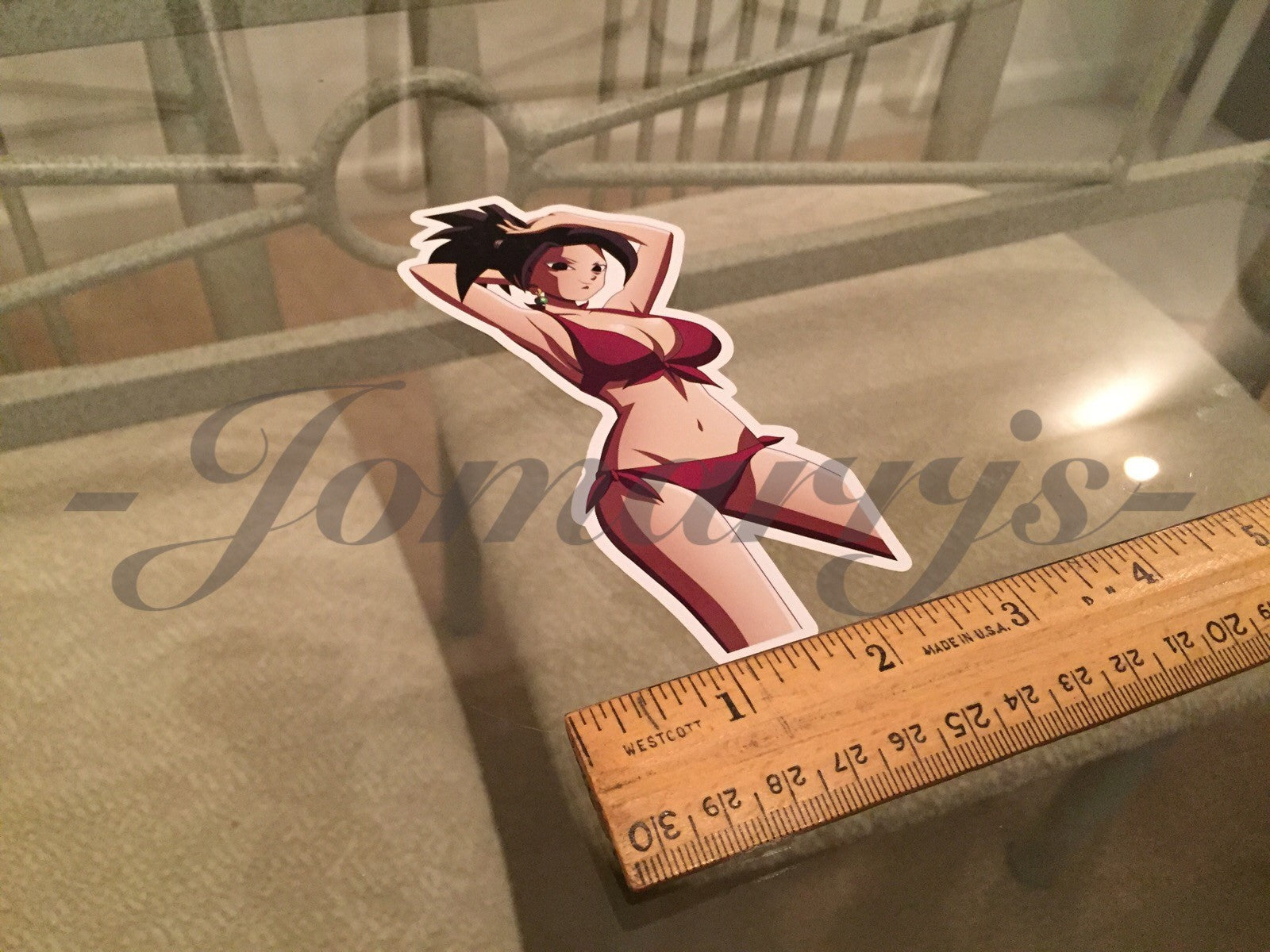 Dragon Ball Z - Anime - Kefla Bikini Sun Fun Sticker Decal Vinyl DBZ manga