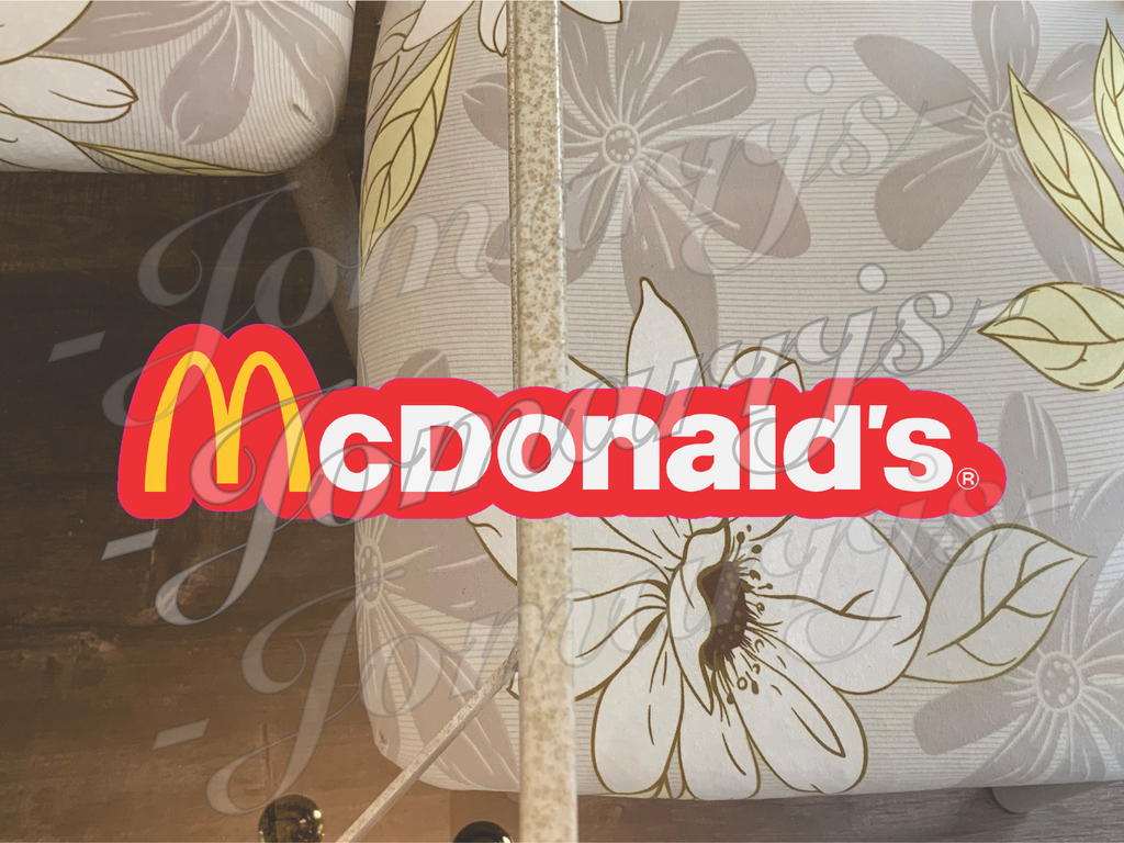 McDonald's Logo Brand Fast Food Vinyl Sticker Decal fan tumbler laptop