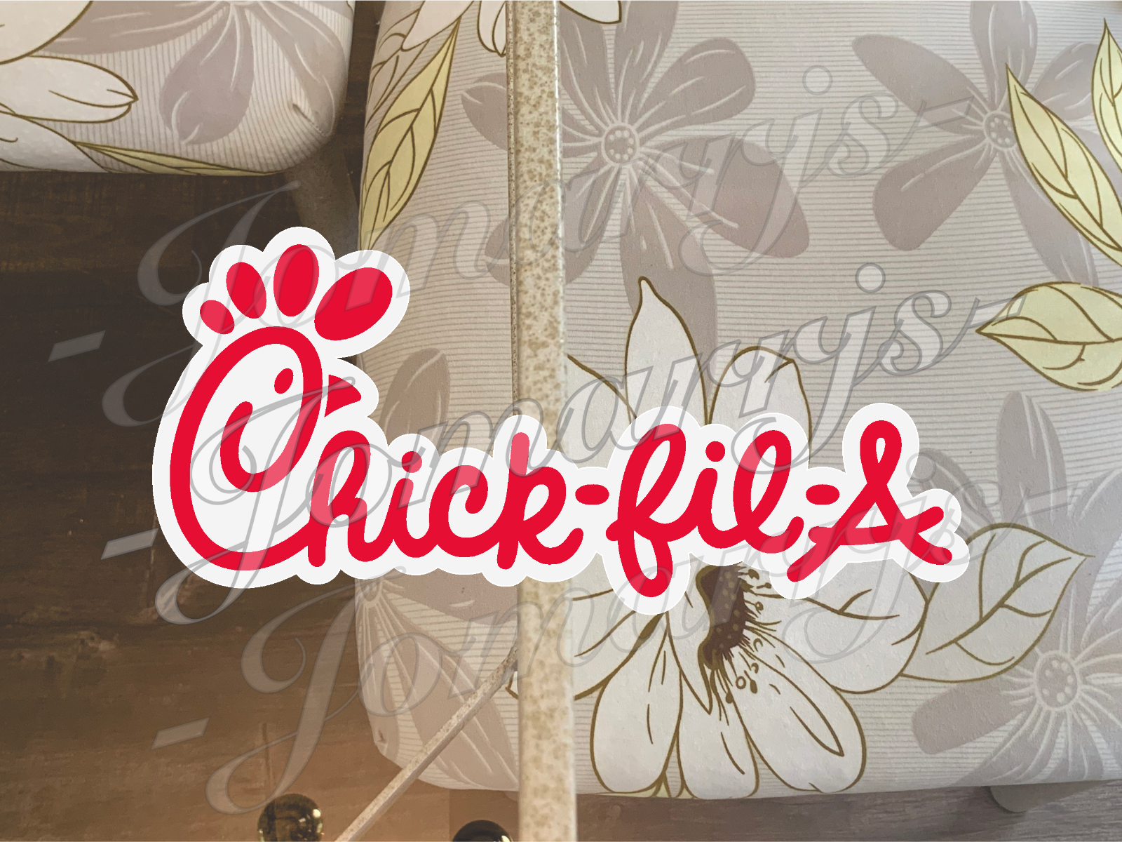 Chick Fil A Logo Custom Vinyl Sticker Decal fan tumbler laptop fast food
